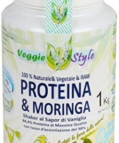 PROTEÍNA Y MORINGA SABOR VAINILLA VEGGIE STYLE 1KG