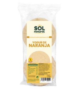 TORTAS DE ARROZ YOGUR NARANJA SOL NATURAL