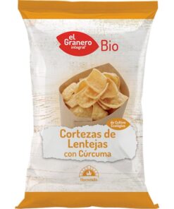 CORTEZAS DE LENTEJAS CON CURCUMA- EL GRANERO 65G