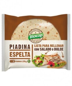 PIADINA DE TRIGO ESPELTA 225GR - BIOCOP