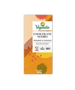 CHOCOLATE NEGRO JENGIBRE Y NARANJA VEGETALIA
