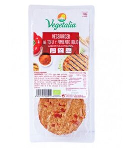 VEGEBURGER TOFU PIMIENTO ROJO VEGETALIA